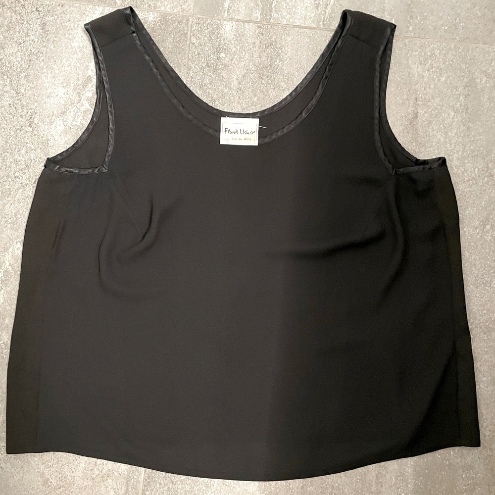 Frank Usher Women’s Black Tank Top